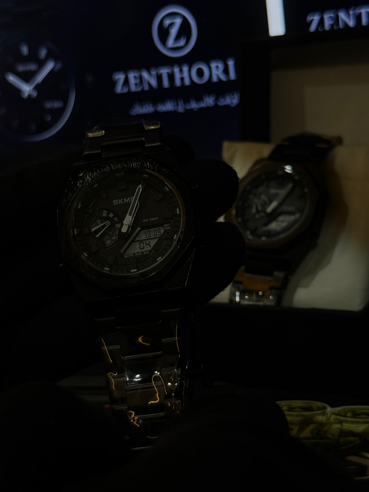 Skmei – 1816(BLACK) – dual-display luminous waterproofs