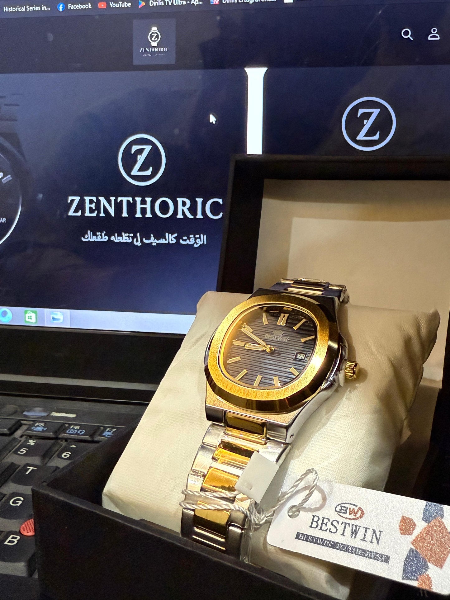 BESTWIN BW-137(BLUE) Men's Luxury Quartz Watch