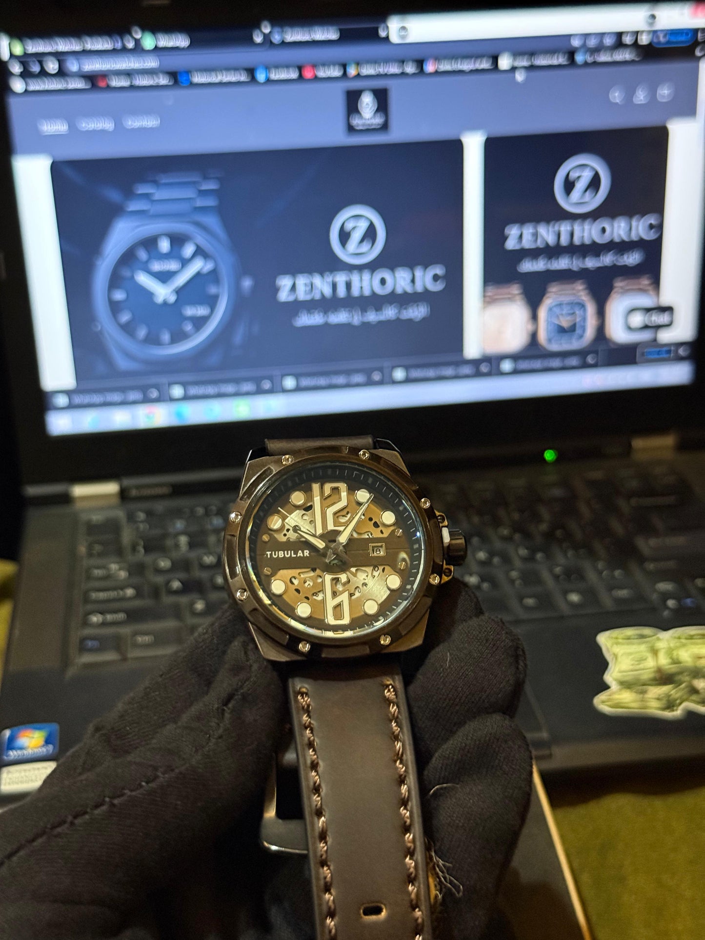 Tubular Luminous Date watch