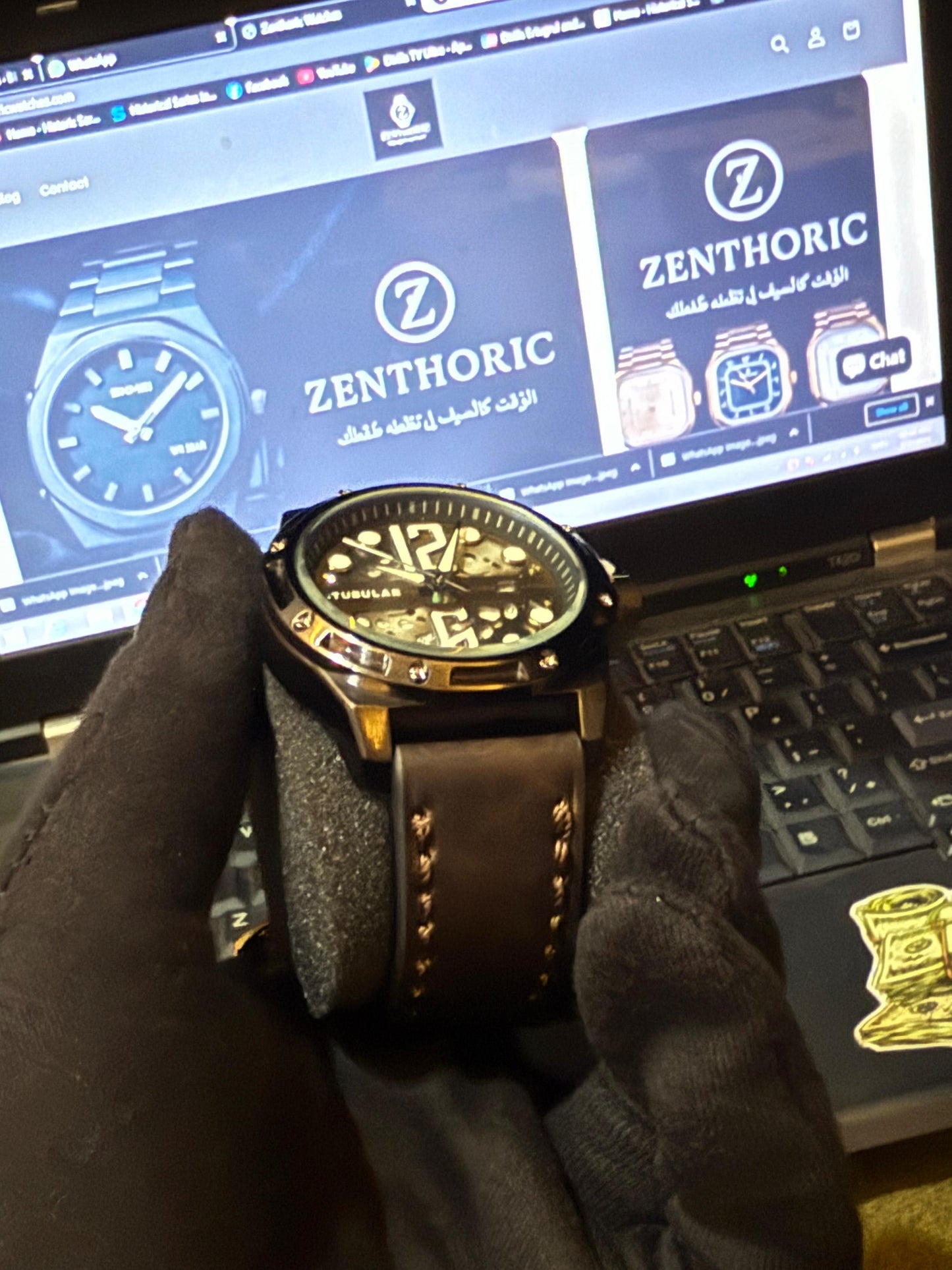 Tubular Luminous Date watch